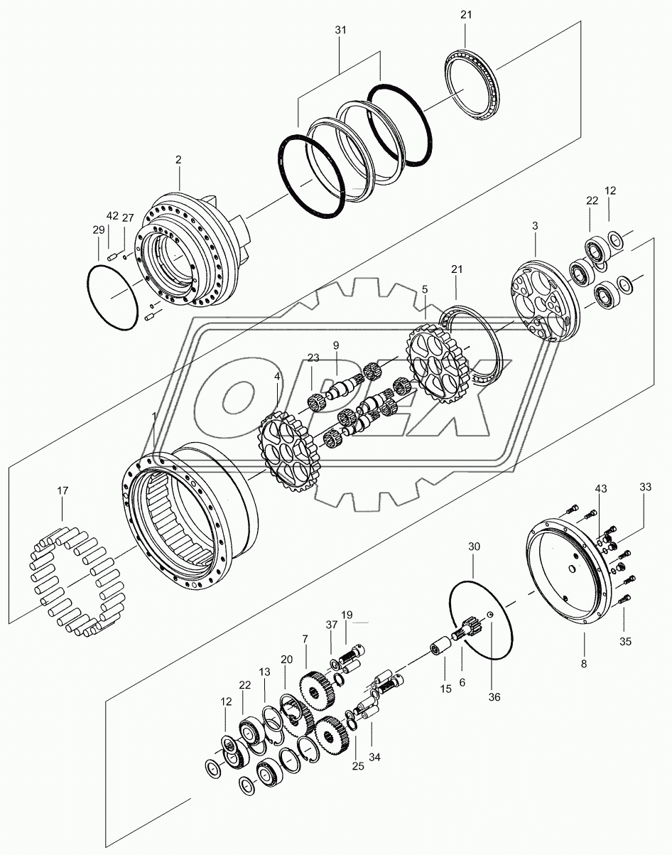 TRAVEL MOTOR 1