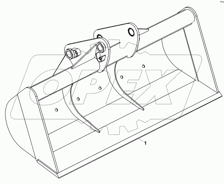  BUCKET, BACKHOE (1500 mm) B060001 -