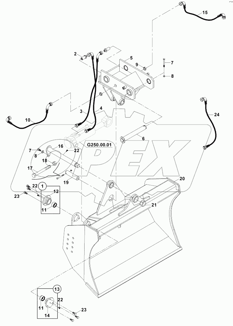  TILTING BUCKET (OP) B060001 -
