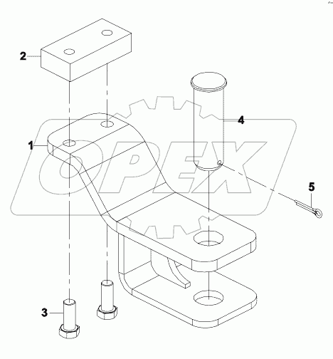  TOW HOOK (MECHANICAL) (OP) B060001 -