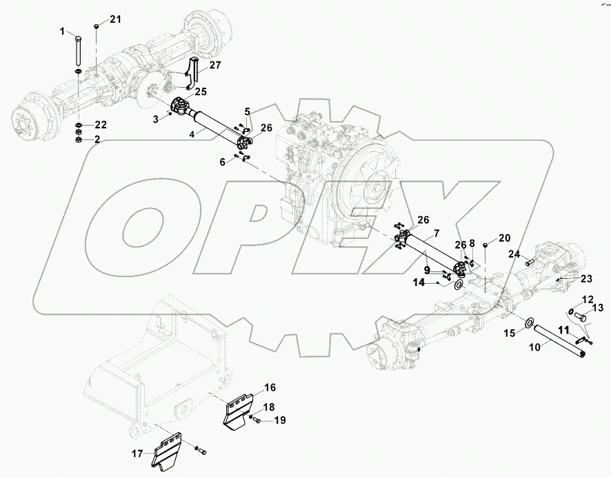  POWER TRAIN MOUNTING B060001 -