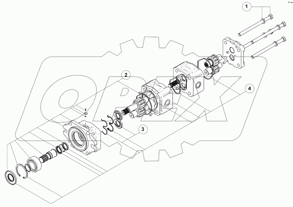  GEAR PUMP B060001 - B060024