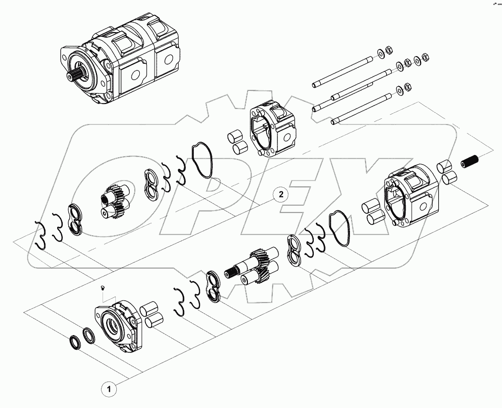  GEAR PUMP B060025 - B061398