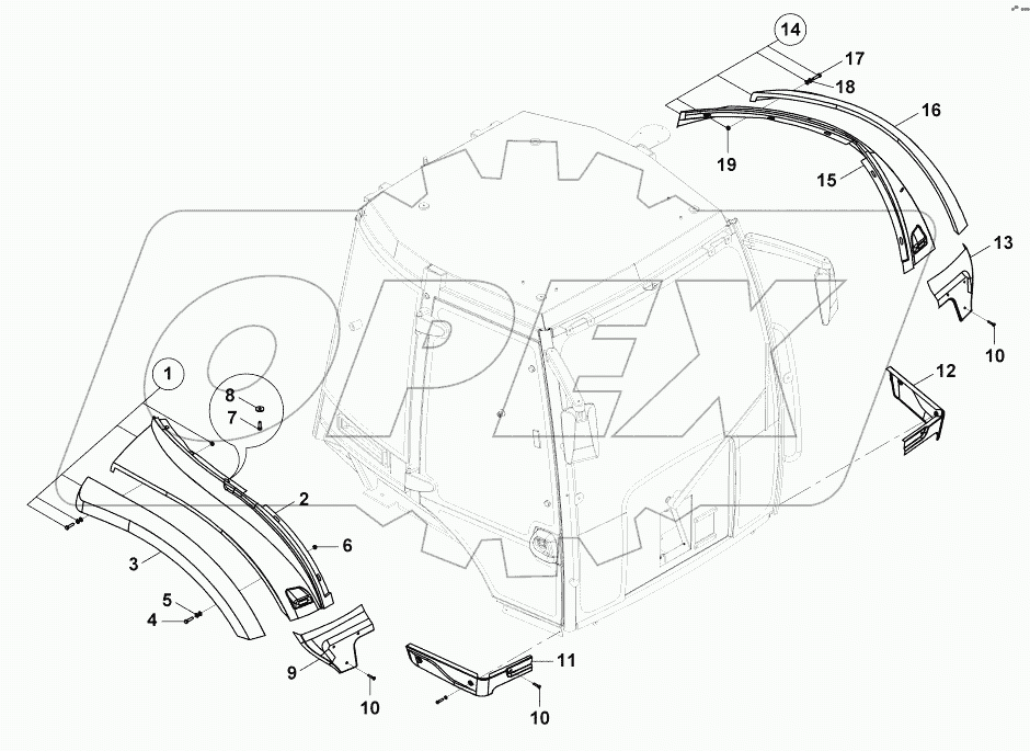  FENDER, REAR B060001 -