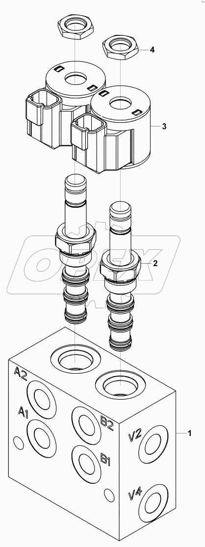  VALVE, PATTERN SHIFTER B060001 -