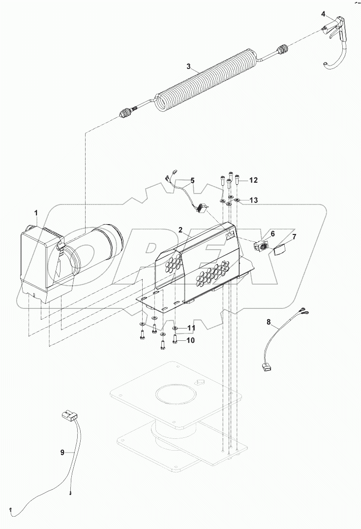  COMPRESSOR & HARNESS B060001 -