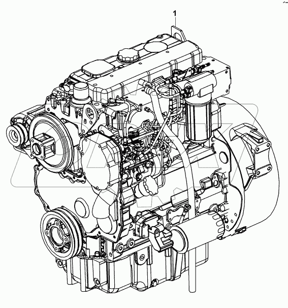  ENGINE, 1104D-44TA B060001 -
