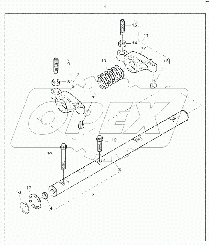  ROCKER ASSEMBLY B060001 -