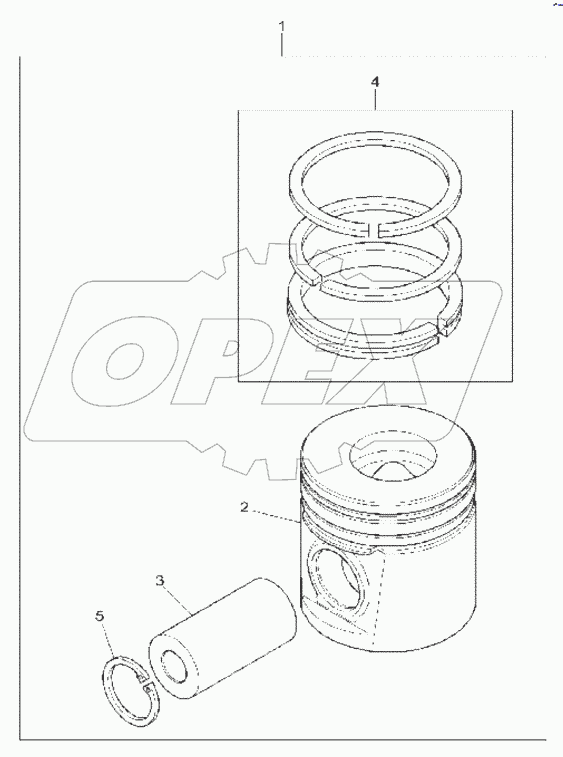  PISTONS & RINGS B060001 -