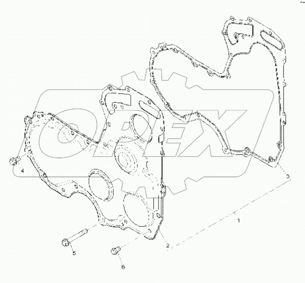 TIMING COVER (3) B060001 -