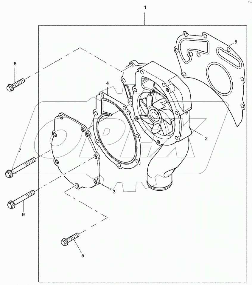  WATER PUMP B060001 -