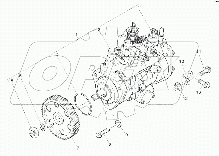  FUEL INJECTION PUMP B060001 -