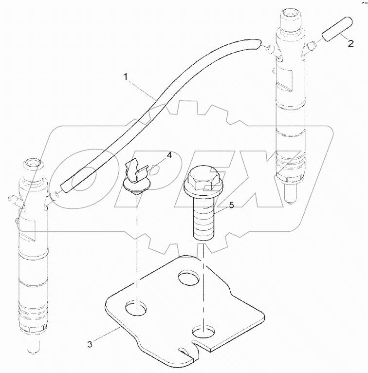  FUEL LEAK-OFF PIPE B060001 -