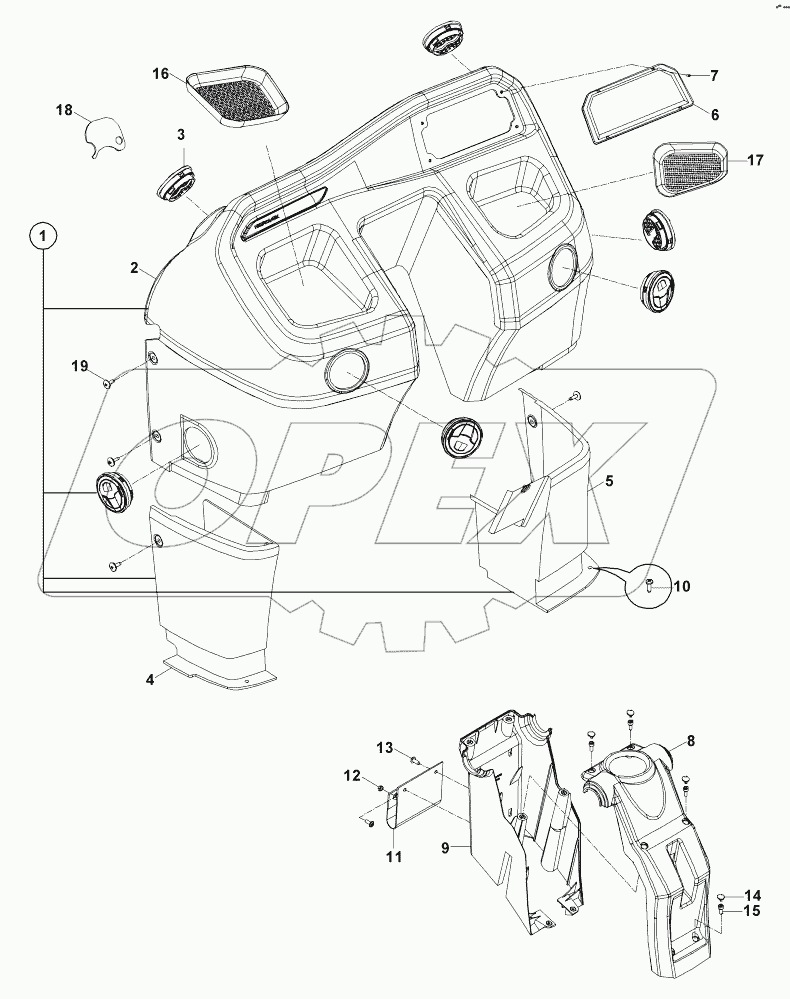  CONSOLE, FRONT B060001 -