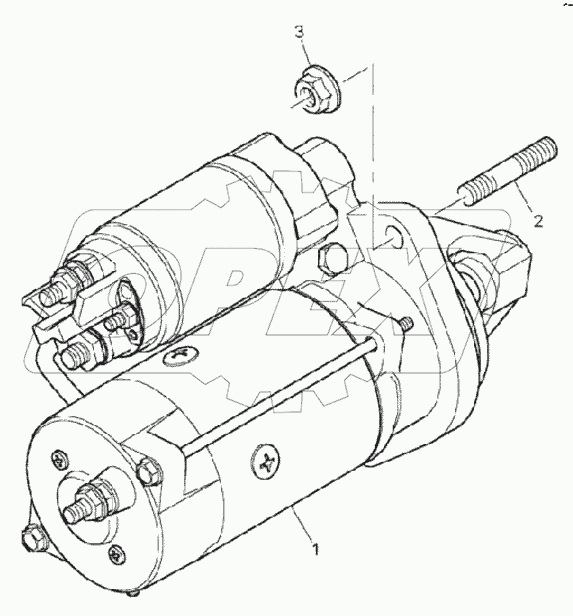  STARTER MOTOR B060001 -