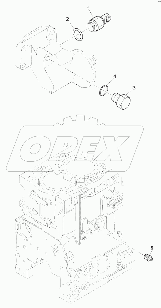 LUBRICATION OIL PRESSURE SWITCHGAUGE B060001 -
