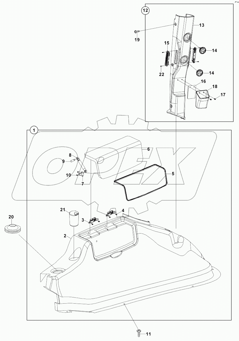  CONSOLE, LH B061693 -
