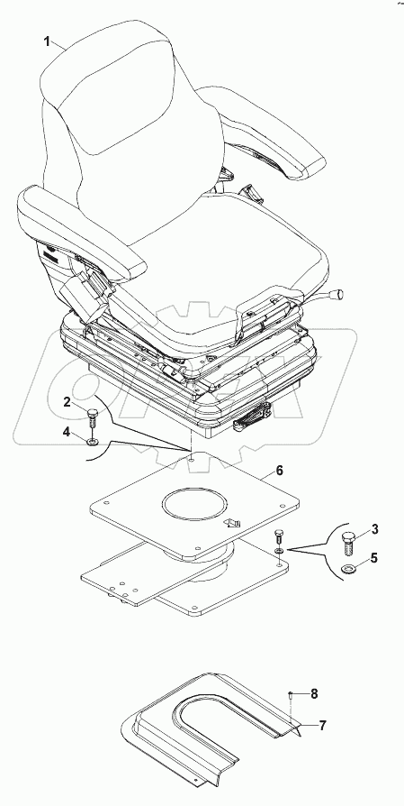  OPERATOR SEAT MOUNTING