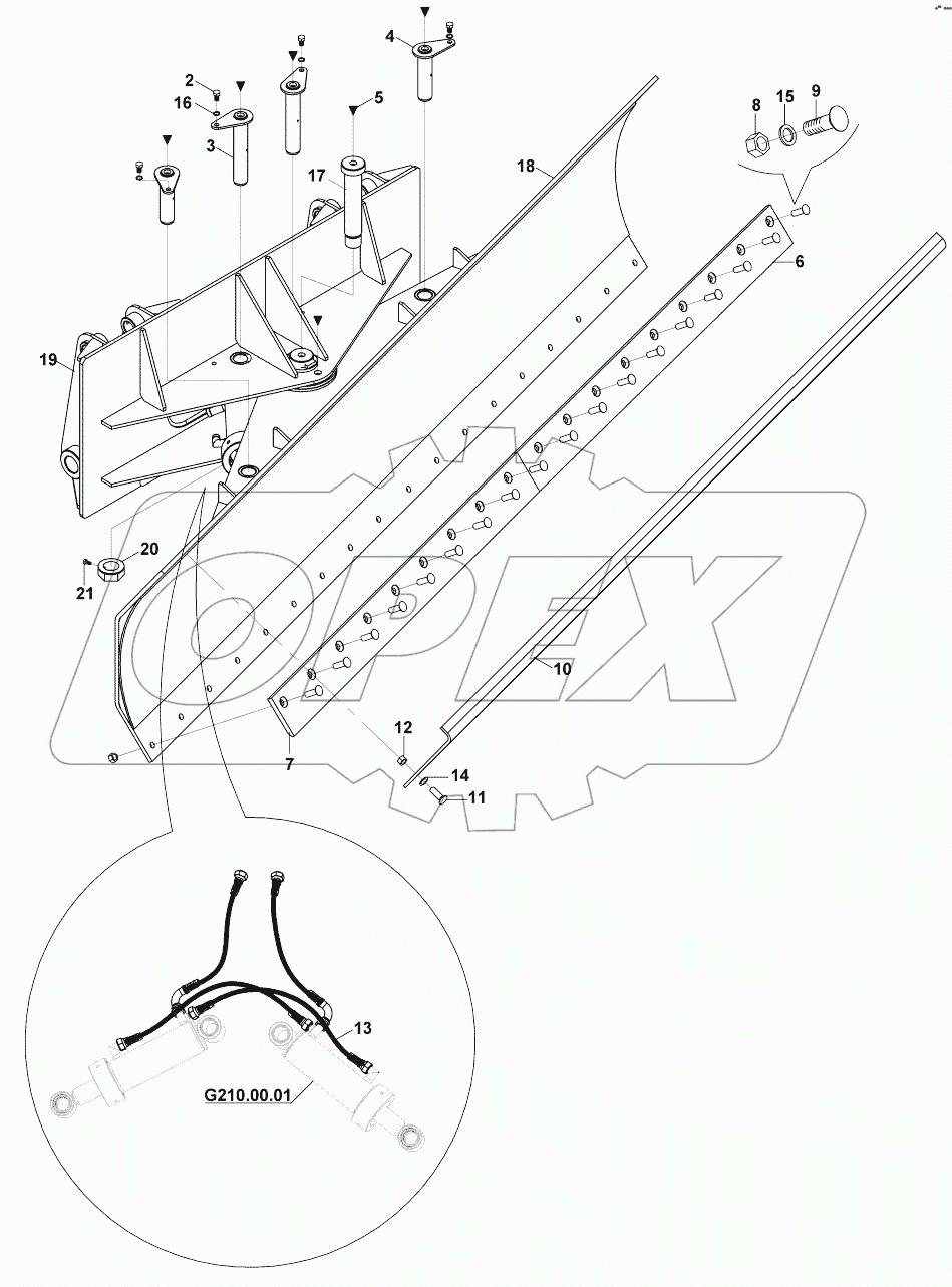  LEVELLING BLADE (900x2800) (OP) B060001 -