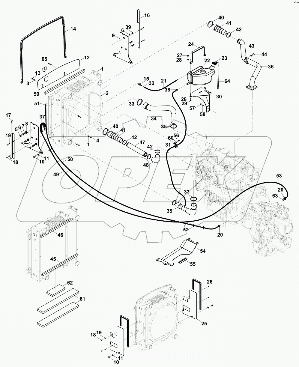  ENGINE COOLING MOUNTING B060872 -