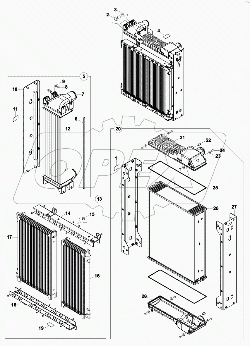  RADIATOR ASSEMBLY B060001 -