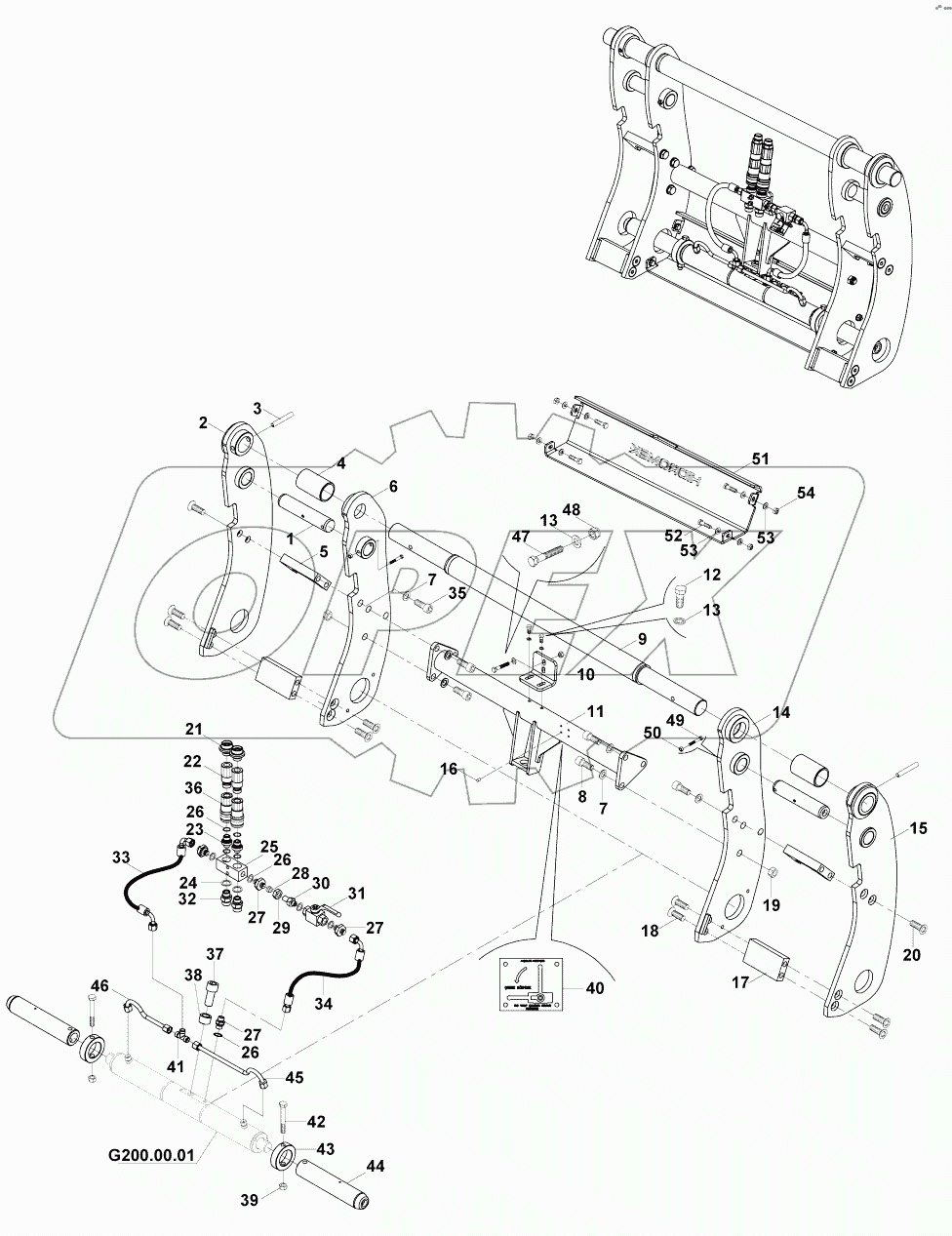  QUICK COUPLER (LOADER) (OP) B060001 -