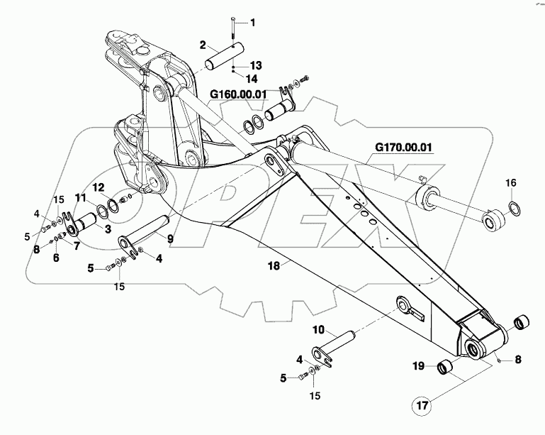  BOOM MOUNTING B060001 -