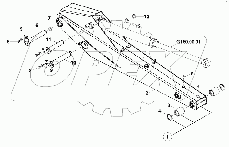  ARM MOUNTING B060001 -