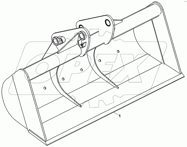  BUCKET, BACKHOE (1500 mm)