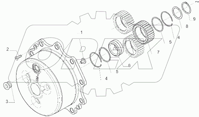  FRONT AXLE, FINAL REDUCTION