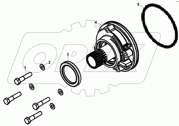  TRANSMISSION, PUMP GROUP