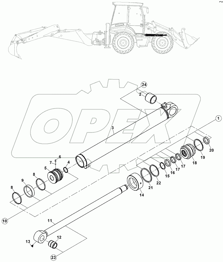  LIFT CYLINDER, LOADER