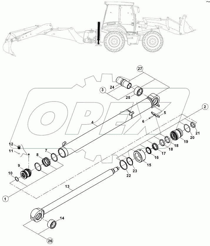  STABILIZER CYLINDER, RH