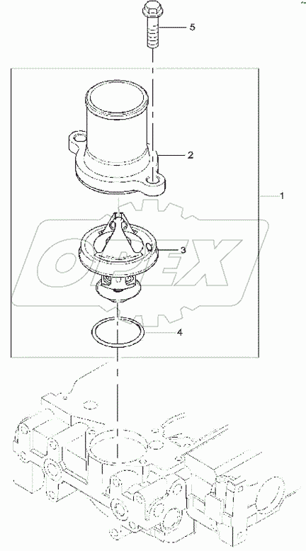  WATER OUTLET HOUSING