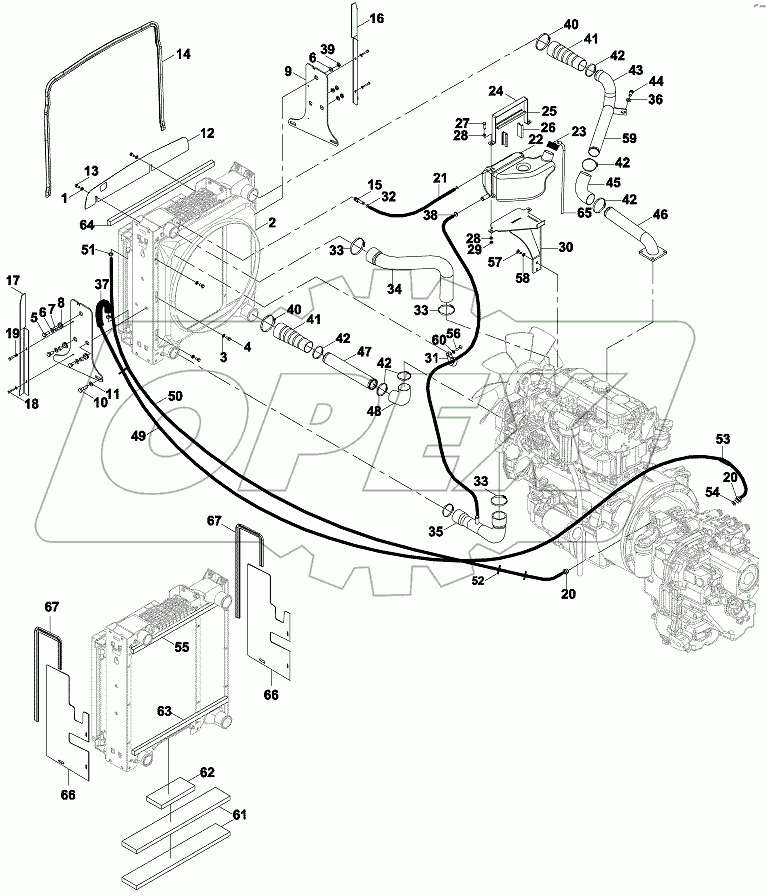  ENGINE COOLING MOUNTING