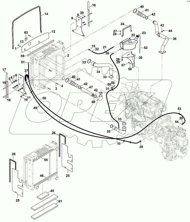  ENGINE COOLING MOUNTING