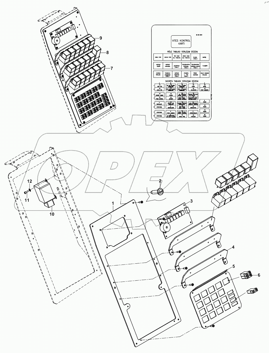 FUSE BOX & RELAYS AND LAYOUT