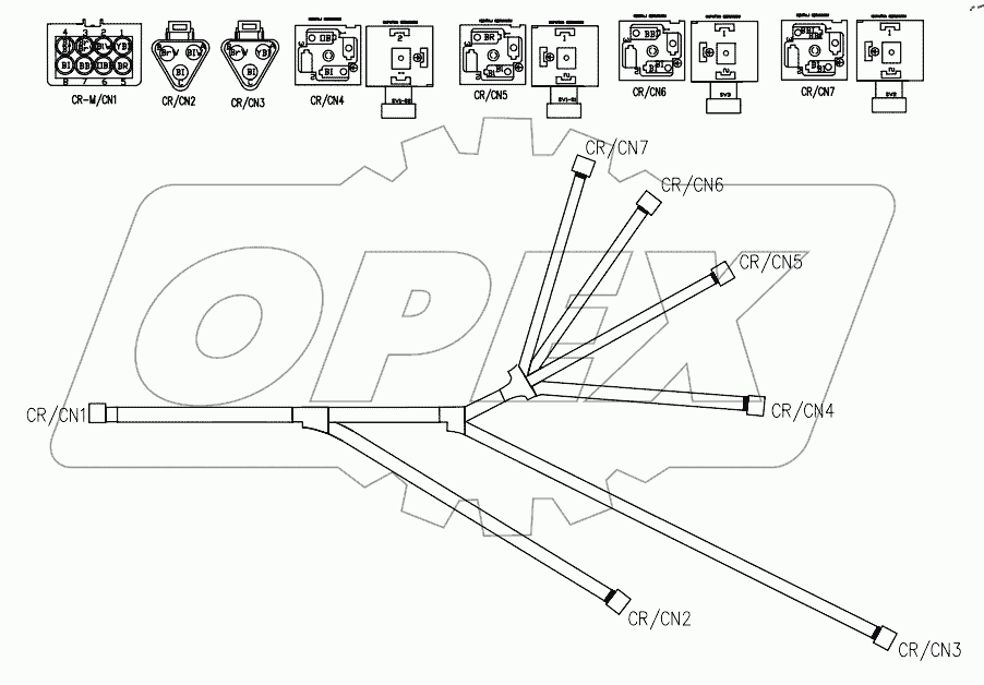  STEERING HARNESS WIRE A60001 -