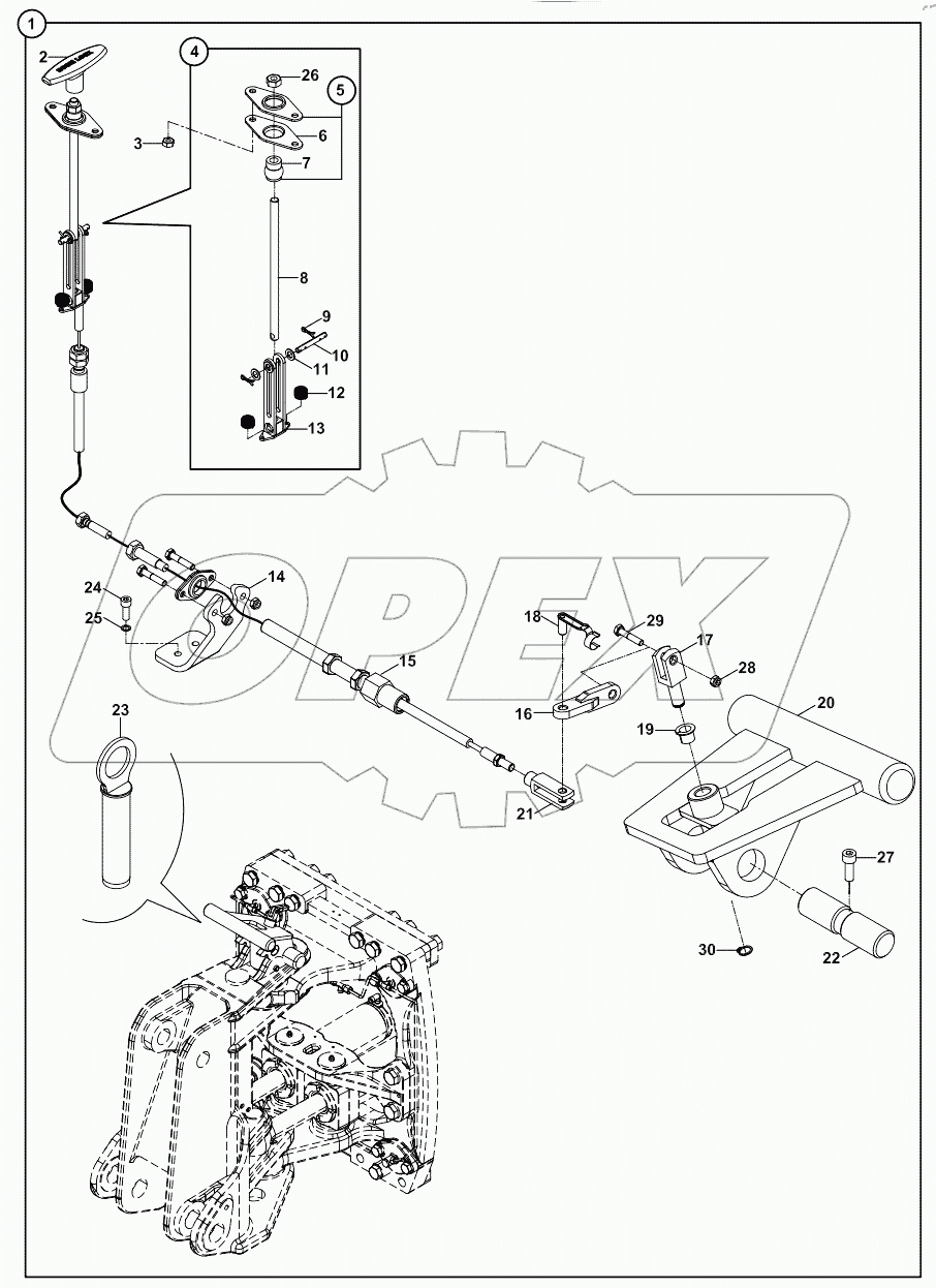  BOOM LOCKING AND MECHANISM A60649 - A60723