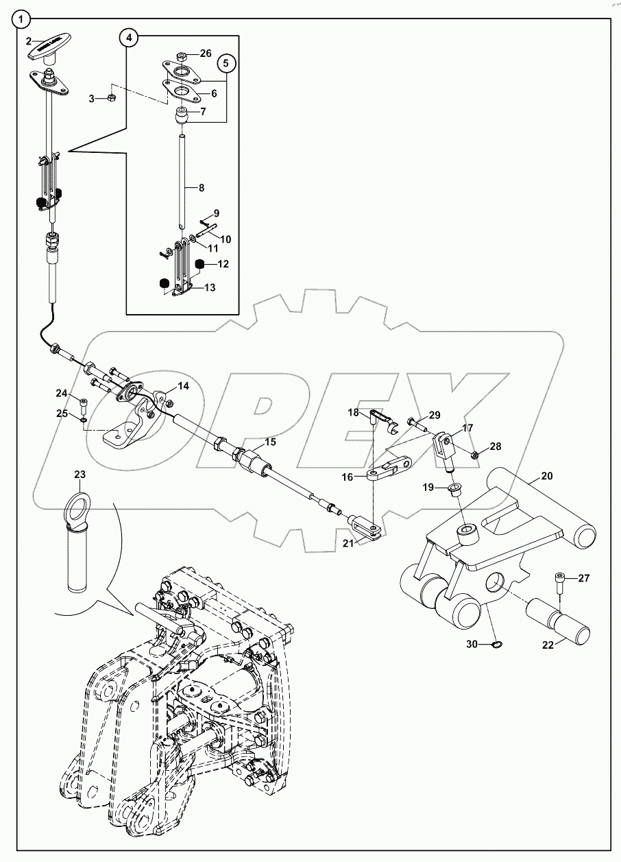  BOOM LOCKING AND MECHANISM A60724 -