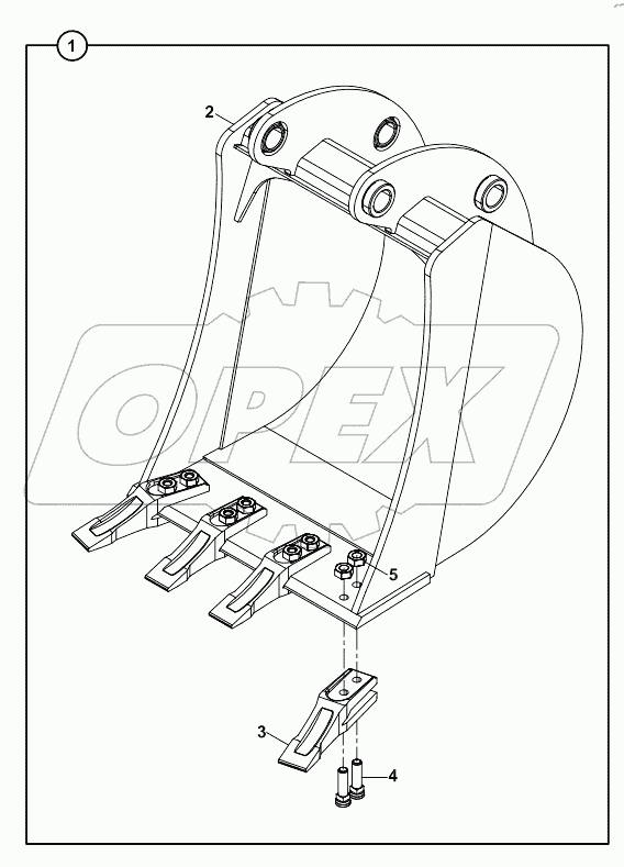  BUCKET, BACKHOE A60127 - A60447
