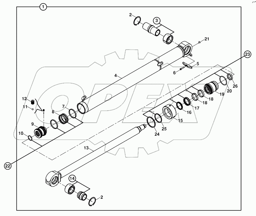  RAM, STABILISER, RIGHT A60001 -