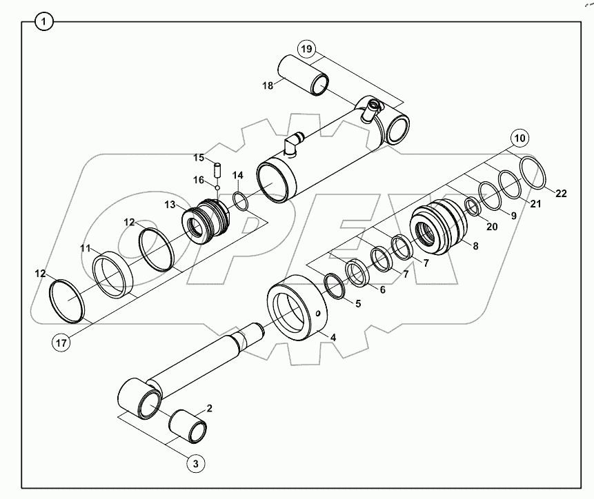  RAM, LEVELLING BLADE A60001 -