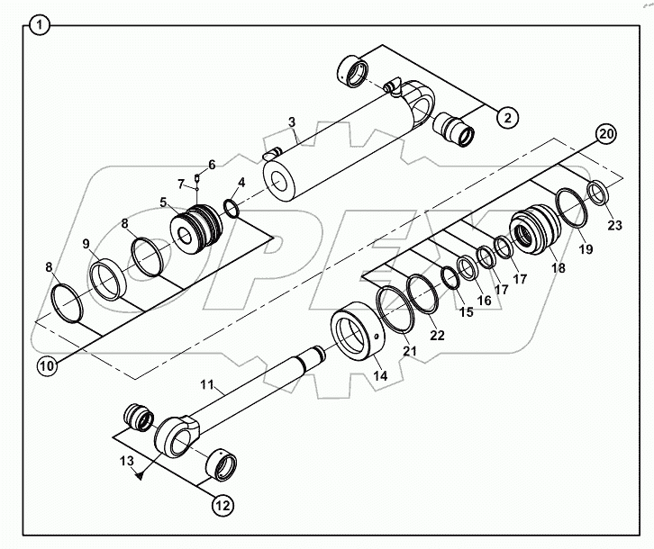  RAM, ARTICULATED BOOM A60002 -