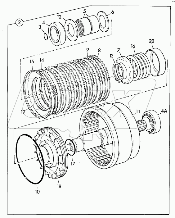  CLUTCH, TRANSMISSION, PS760 A60001 -