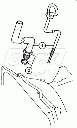  DIPSTICK, TRANSMISSION OIL LEVEL A60001 -