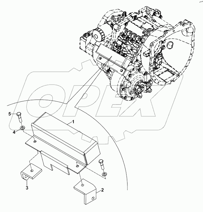  TRANSMISSION, SELONOID COVER A60001 -