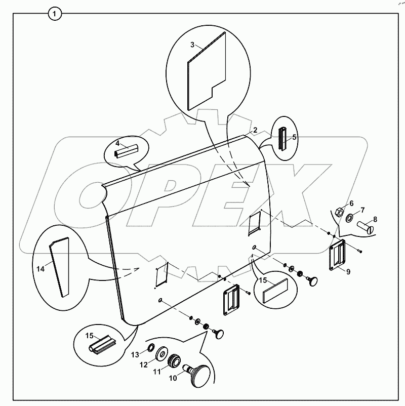  PANEL, ENGINE, RIGHT SIDE A60001 -