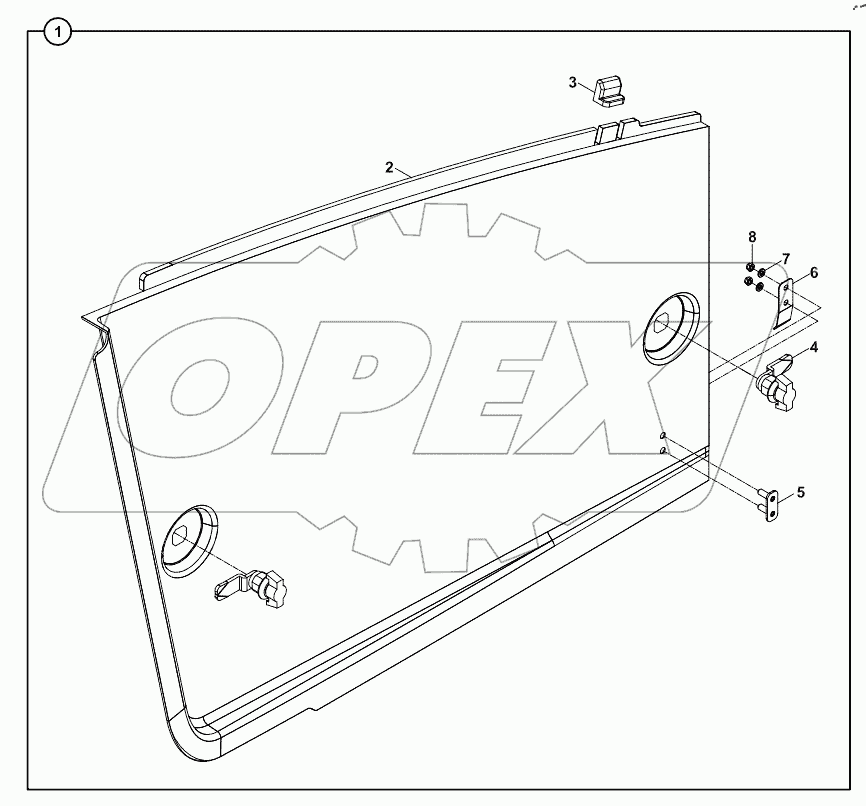  PANEL, ENGINE, RIGHT SIDE A60001 - A60009