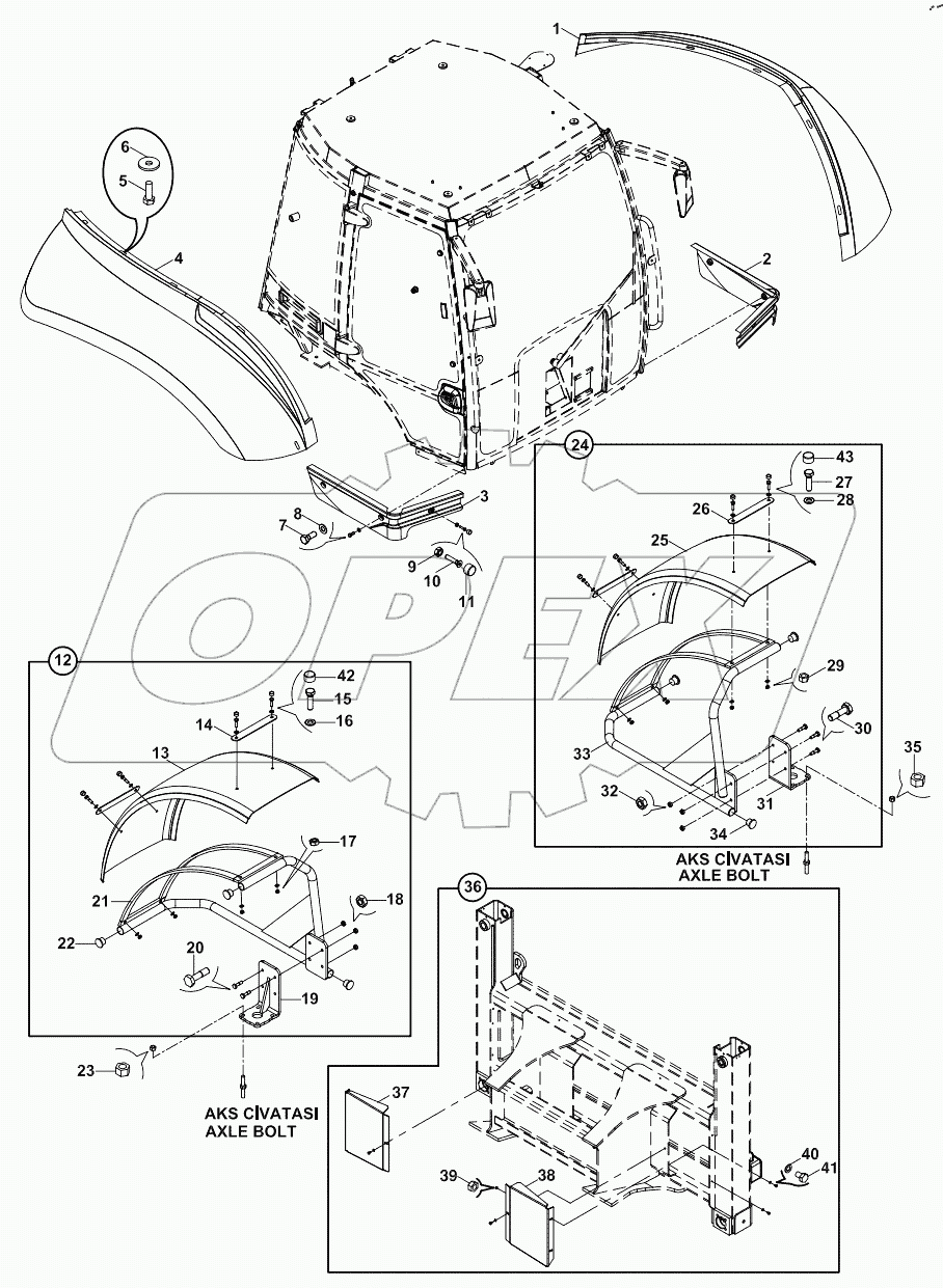  FENDERS A60001 - A60193